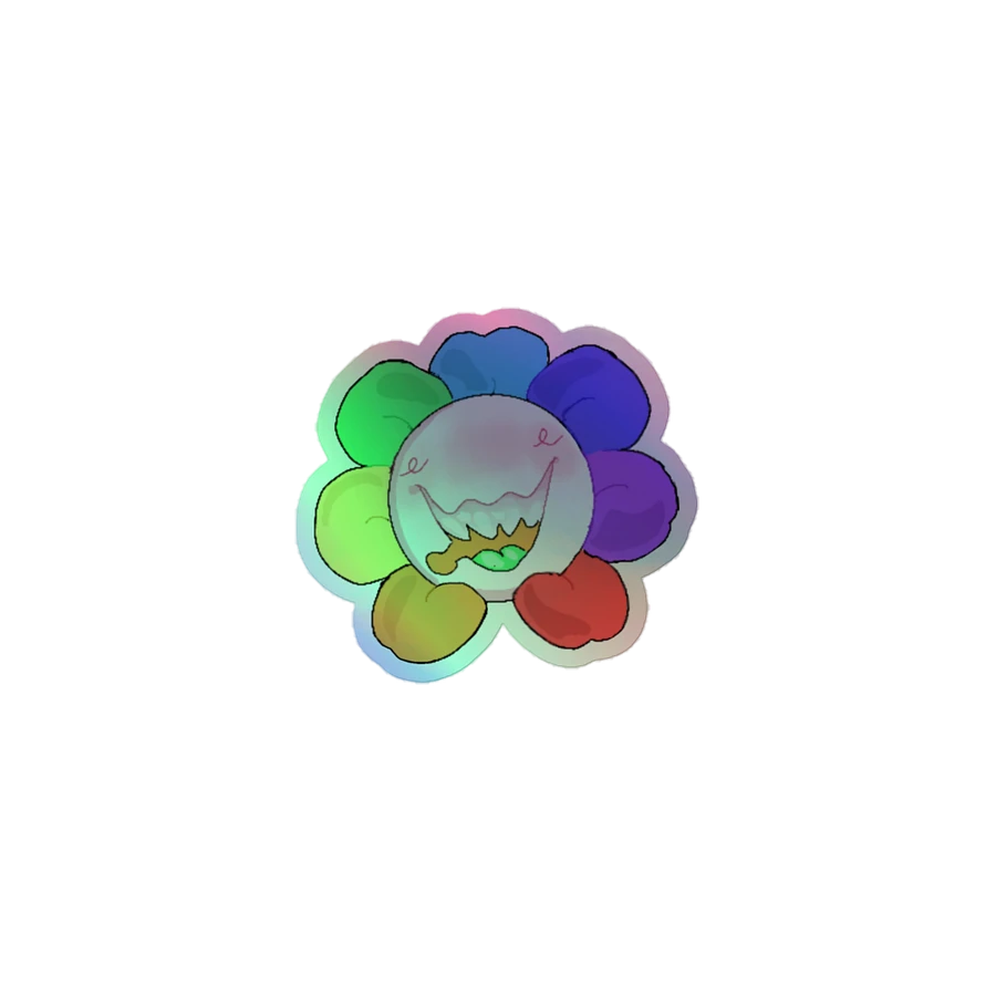 Holographic Flower Head Sticker product image (1)