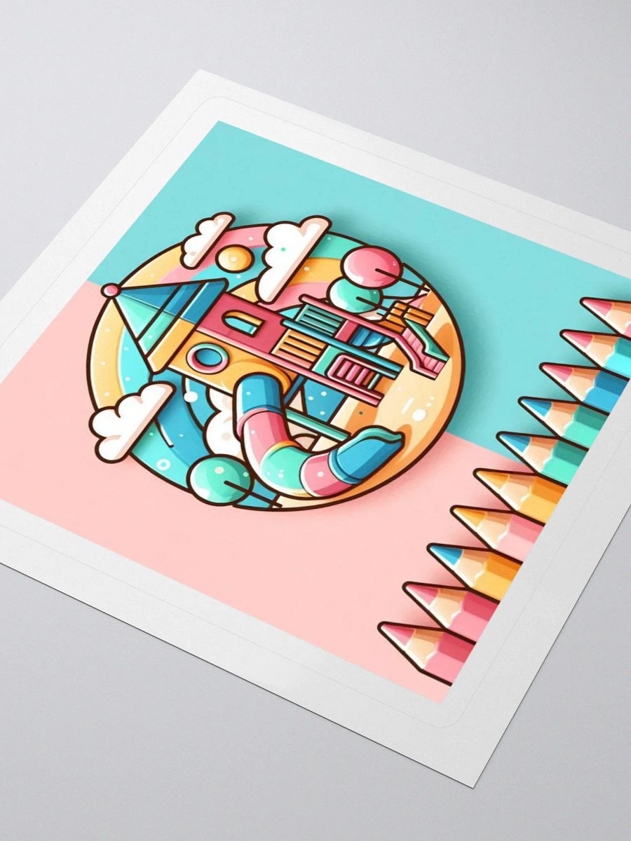 Whimsical Playground Adventure Stickers product image (11)