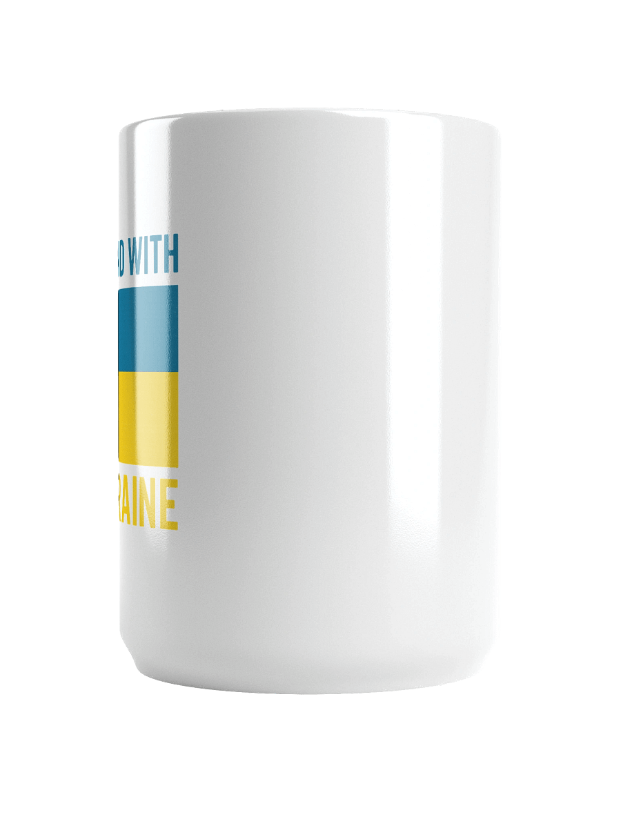 Stand with Ukraine White Glossy Mug product image (6)