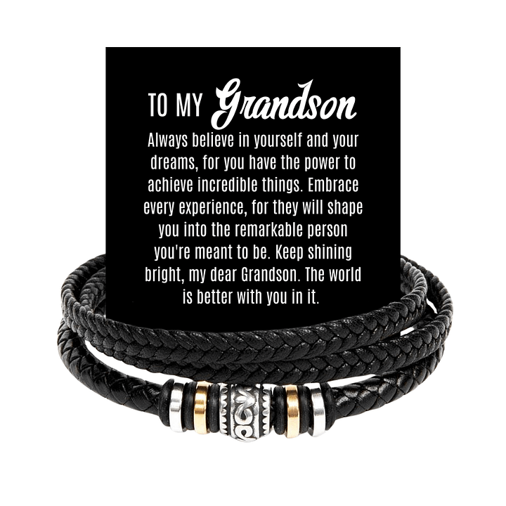 Grandson Forever Bracelet - Always Believe In Yourself product image (1)