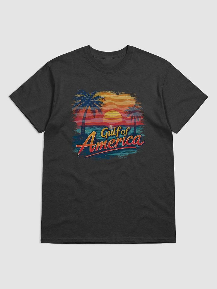 The Gulf of America with Sunset Flag T-Shirt product image (1)