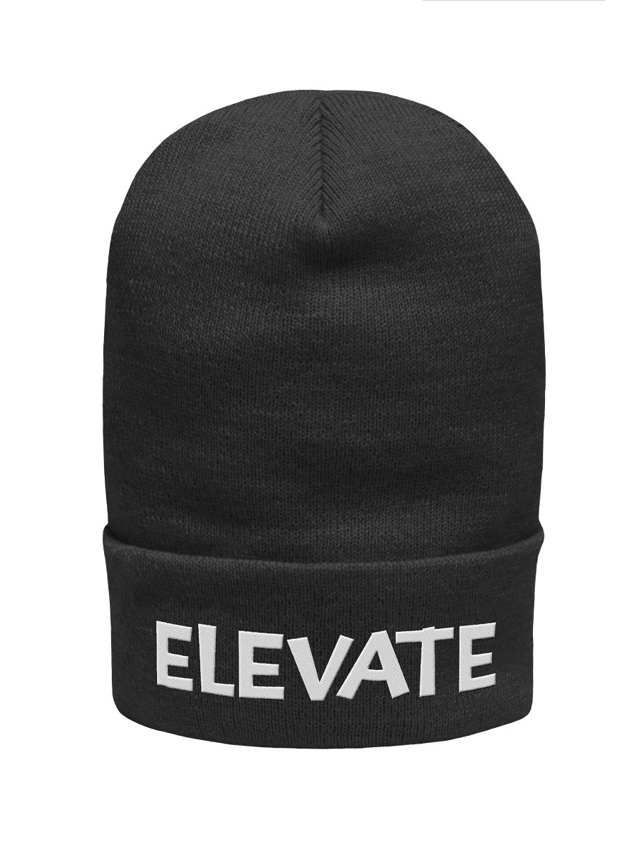 Elevate embroidered Cuffed Beanie product image (3)