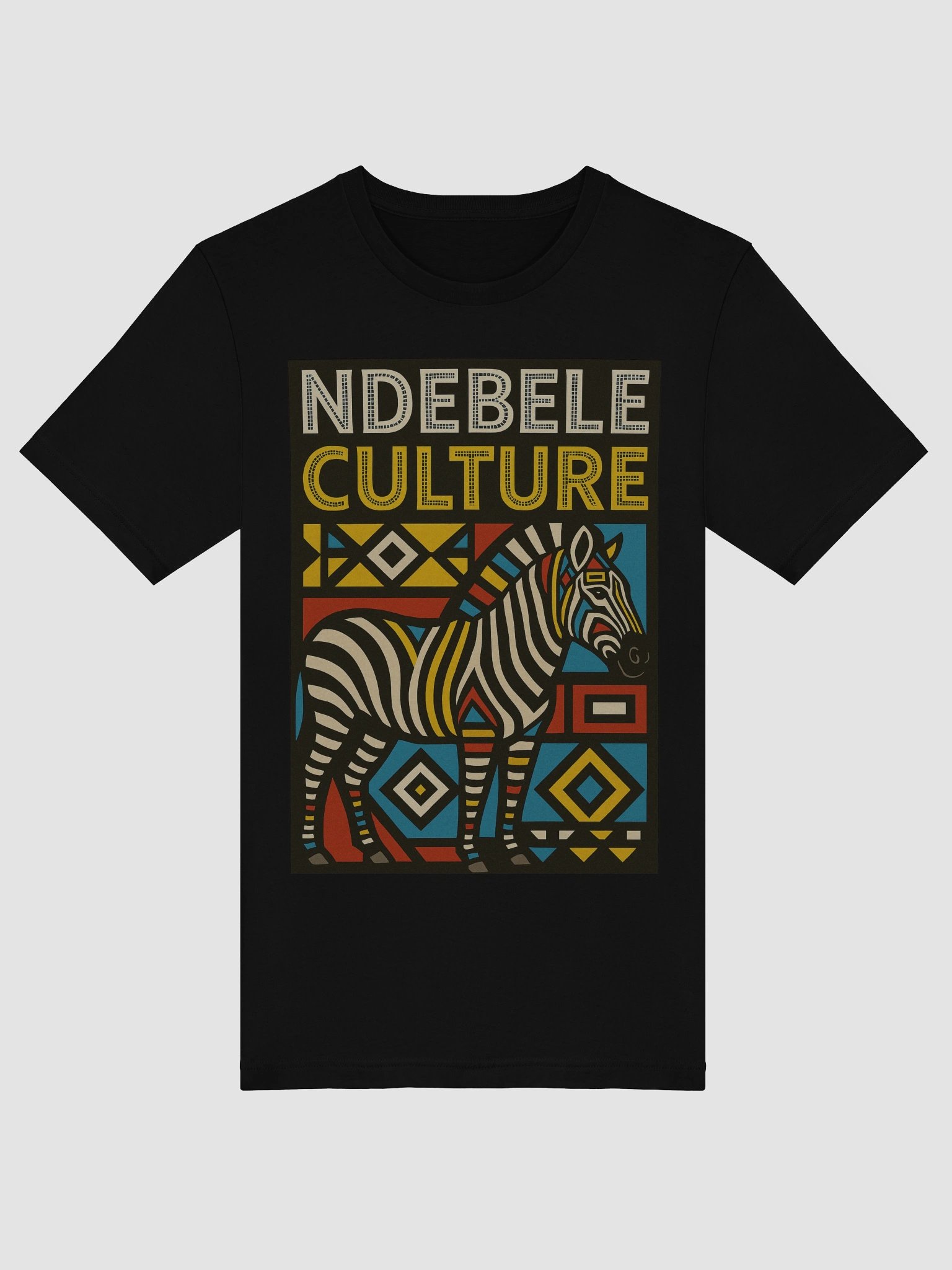 Ndebele Culture Zebra T-Shirt product image (36)