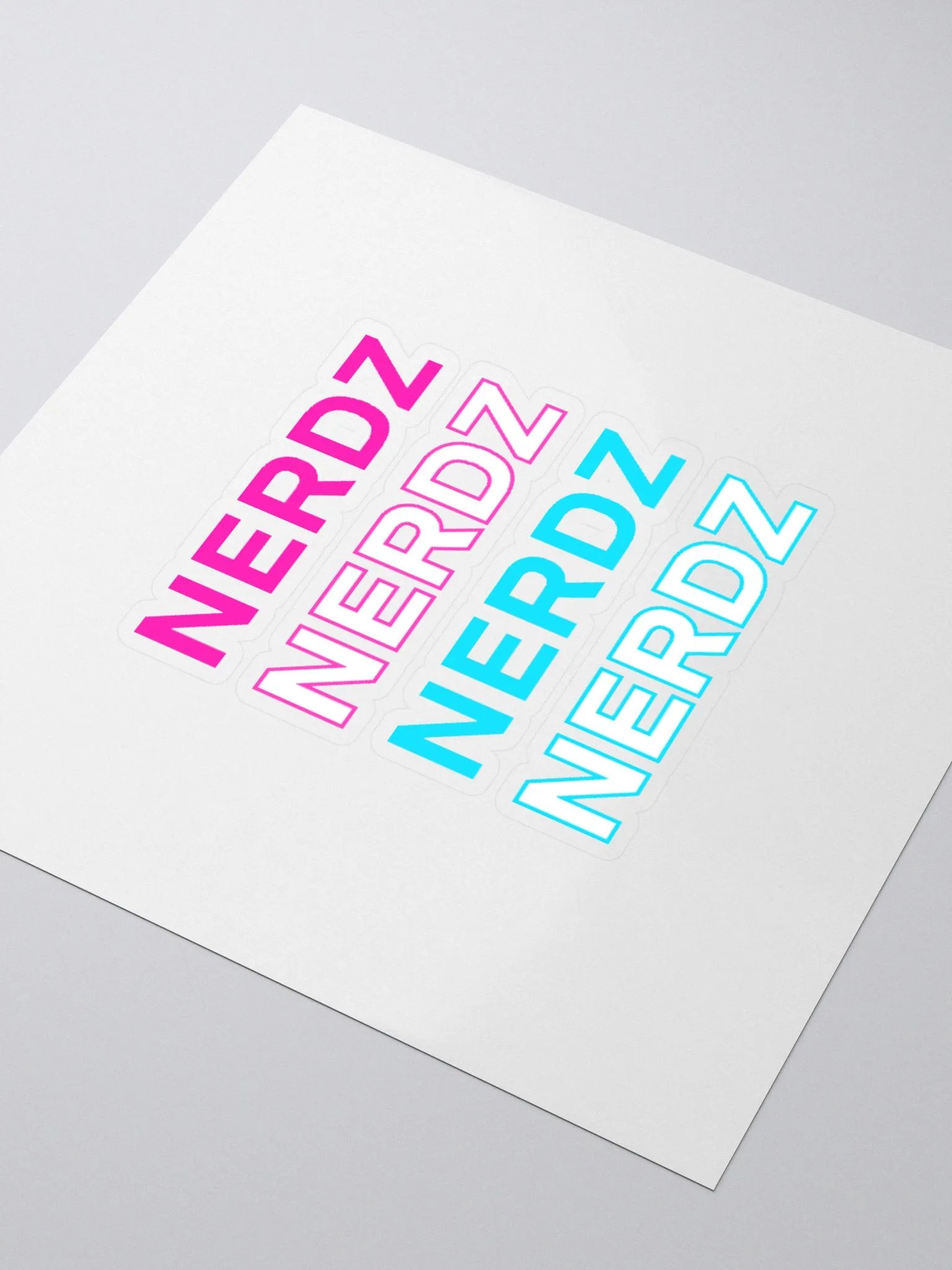 Nerdz Typography - Sticker product image (8)