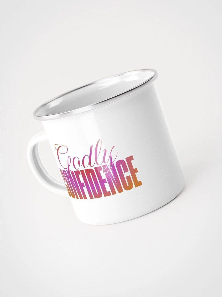 Godly Confidence Enamel Mug product image (2)