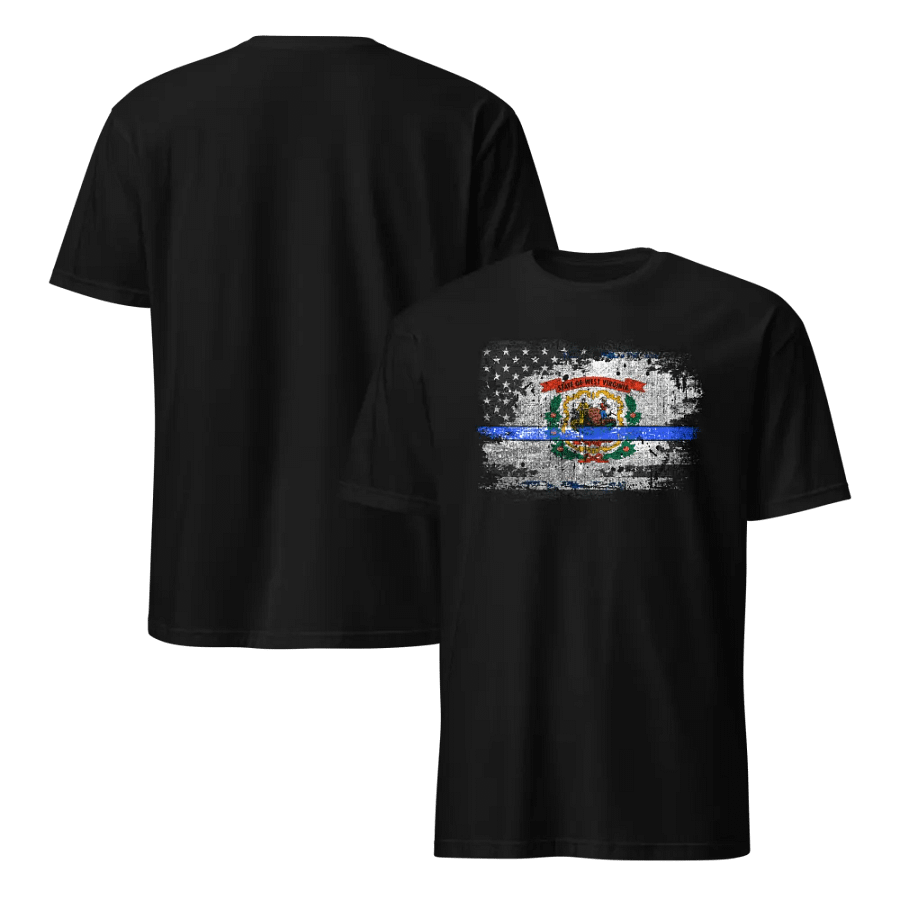 West Virginia Thin Blue Line Flag product image (6)