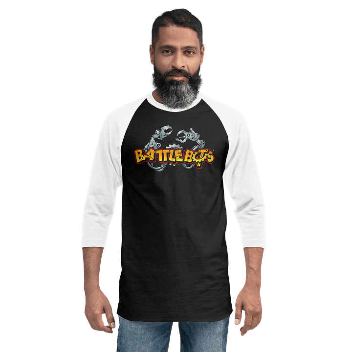 Battlebots Vintage Triblend 3/4 Raglan Tee - BattleBots Basics! product image (2)