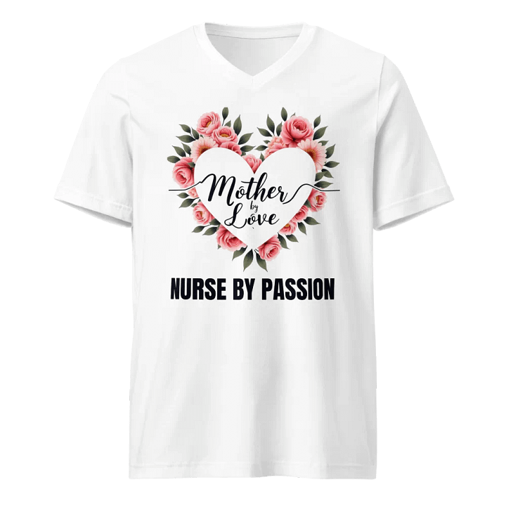 Mother by Love Nurse by Passion V-Neck Tee product image (1)