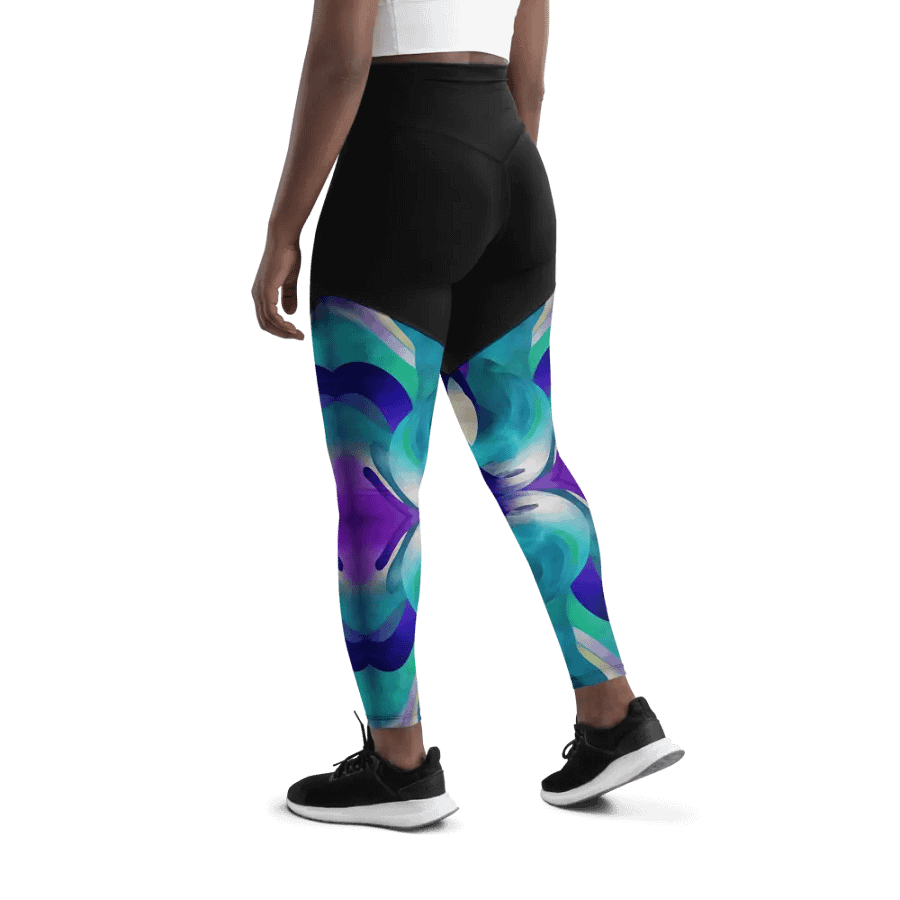 Ethereal Waves Sports Leggings product image (5)