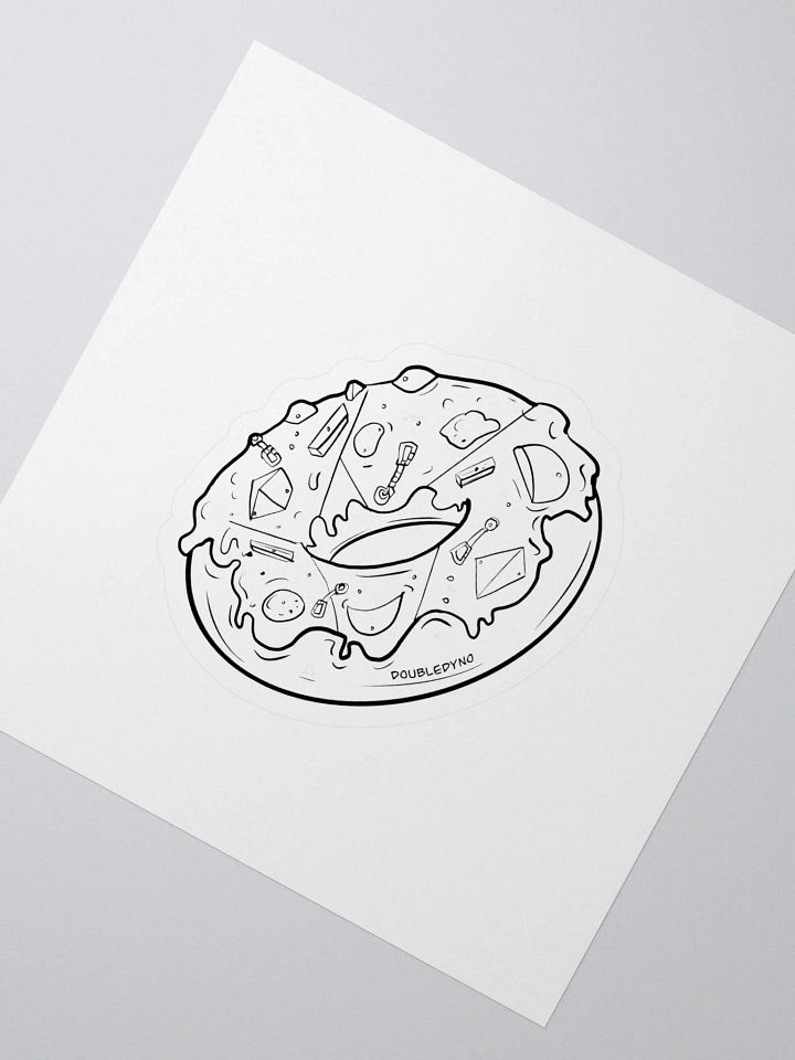 Donut climbing wall sticker product image (2)