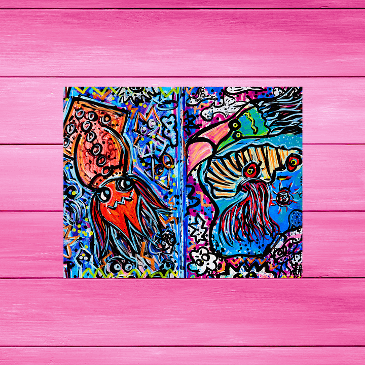 Squiddles X Calamari X Squidi | Art Print product image (2)