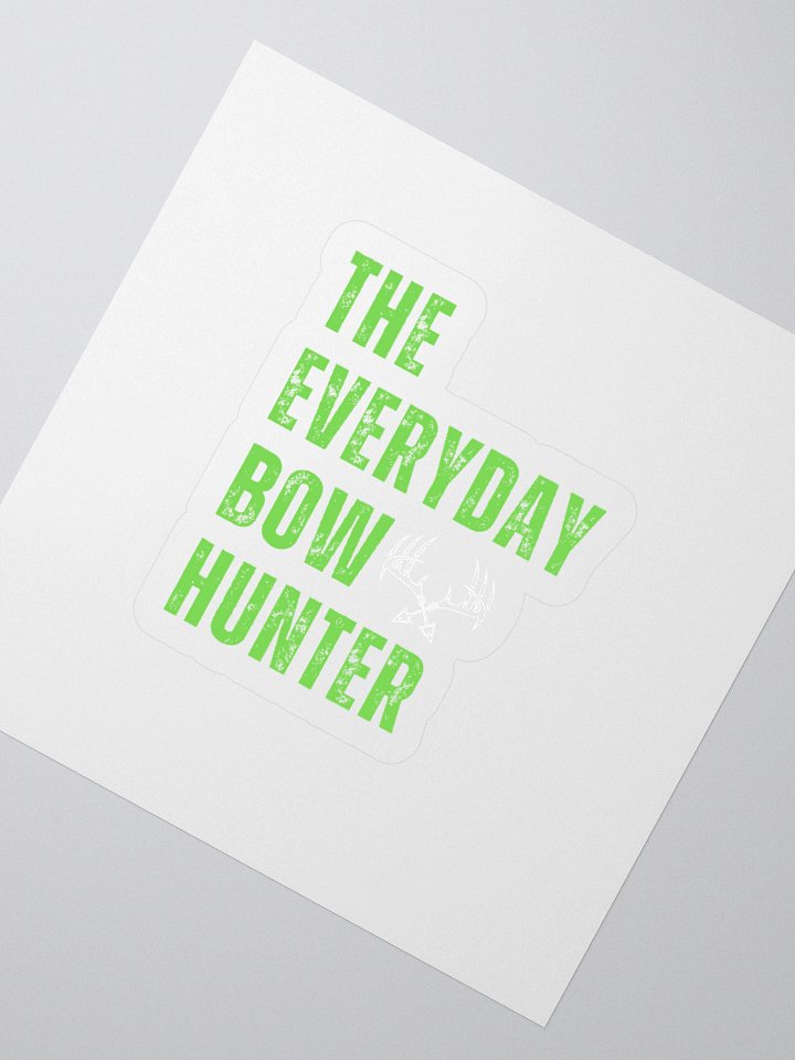 The Everday Bow Hunter with Logo Sticker product image (5)