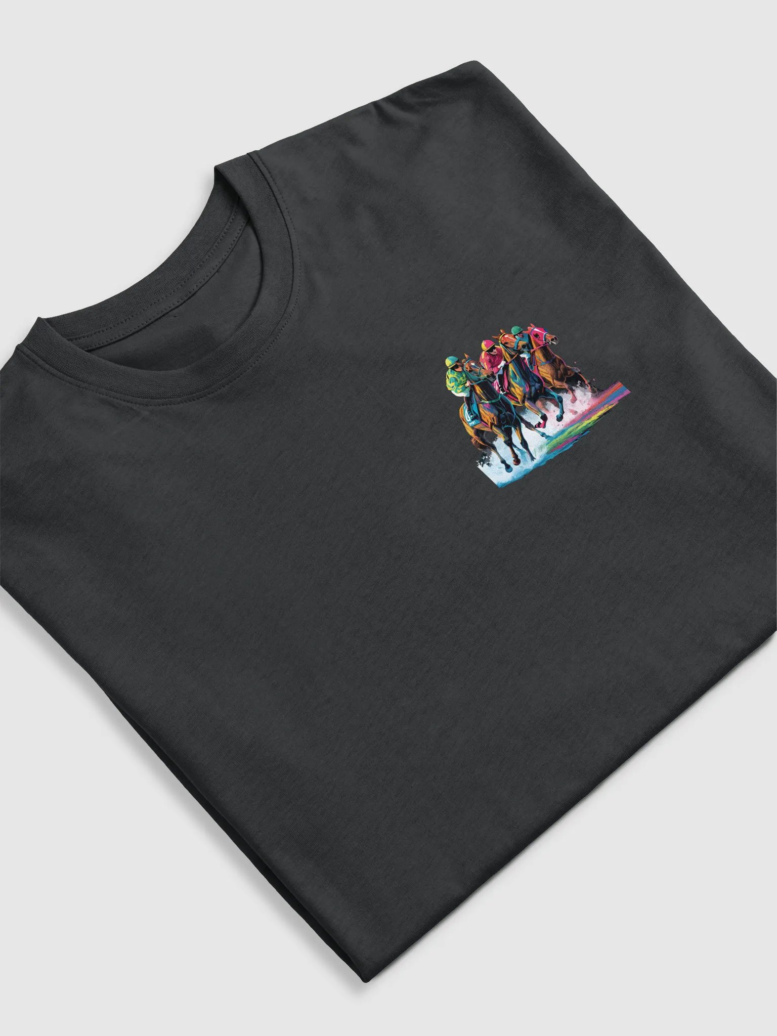 Colorful Horse Racing Derby Party T-Shirt product image (33)