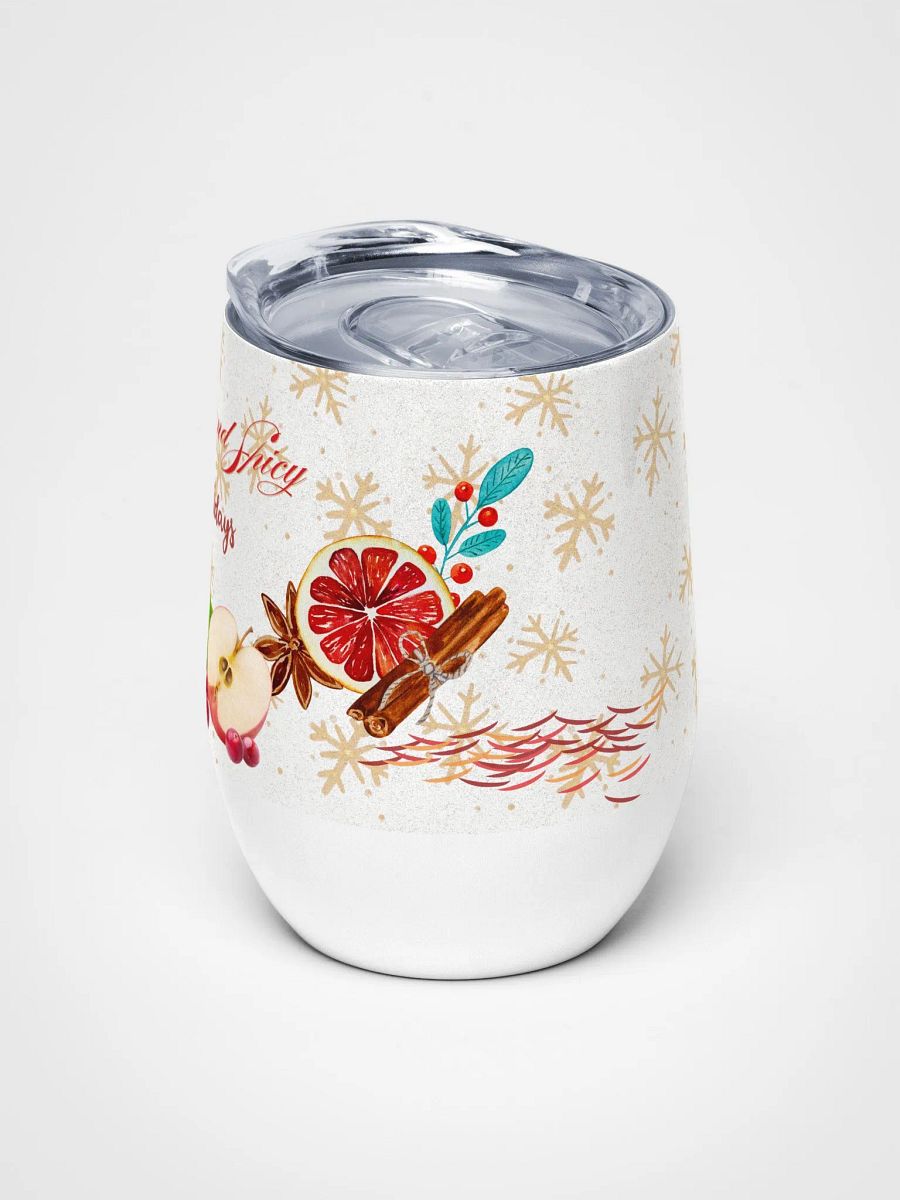 Spicy Holiday Wine Tumbler gift for moms dads friends colleagues product image (5)