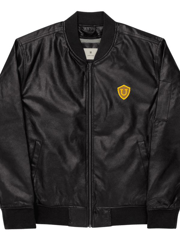 Bomber Jacket de piel sintética UNIWELL (Bordado) product image (4)