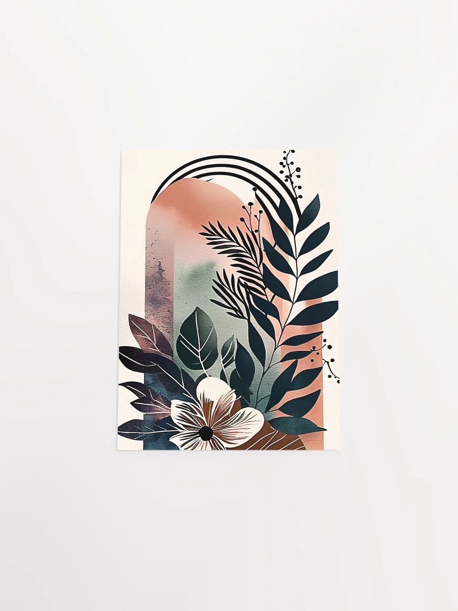 Lush Leaves Abstract Poster product image (4)