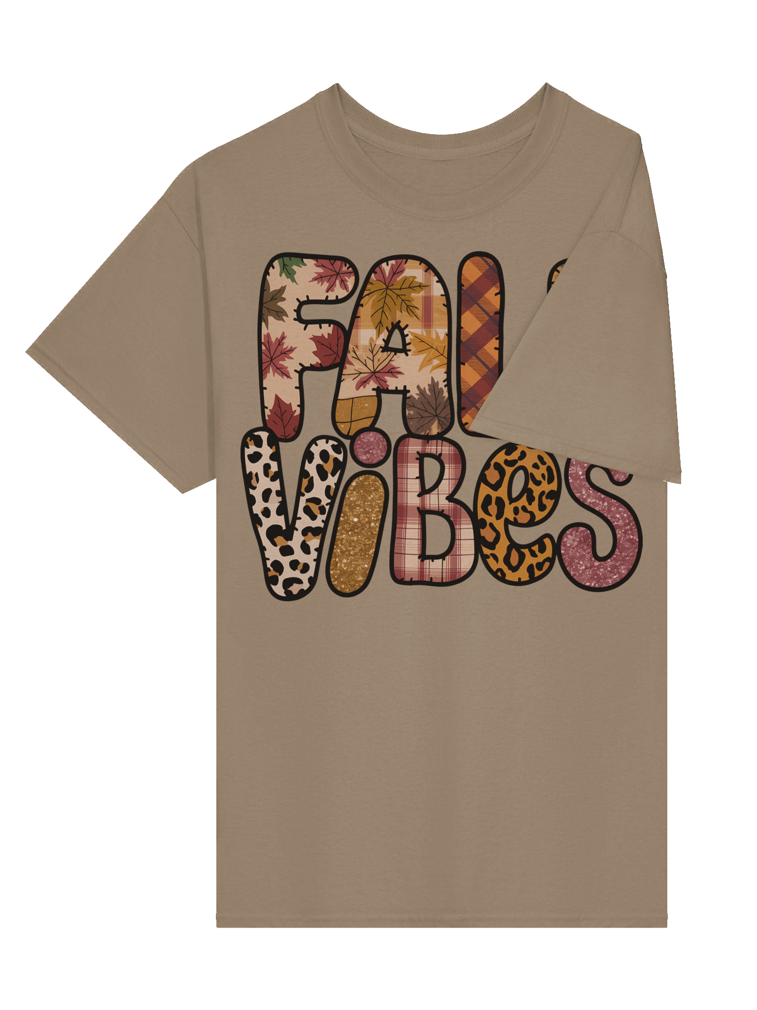 Fall Vibes Patterned T-Shirt product image (15)