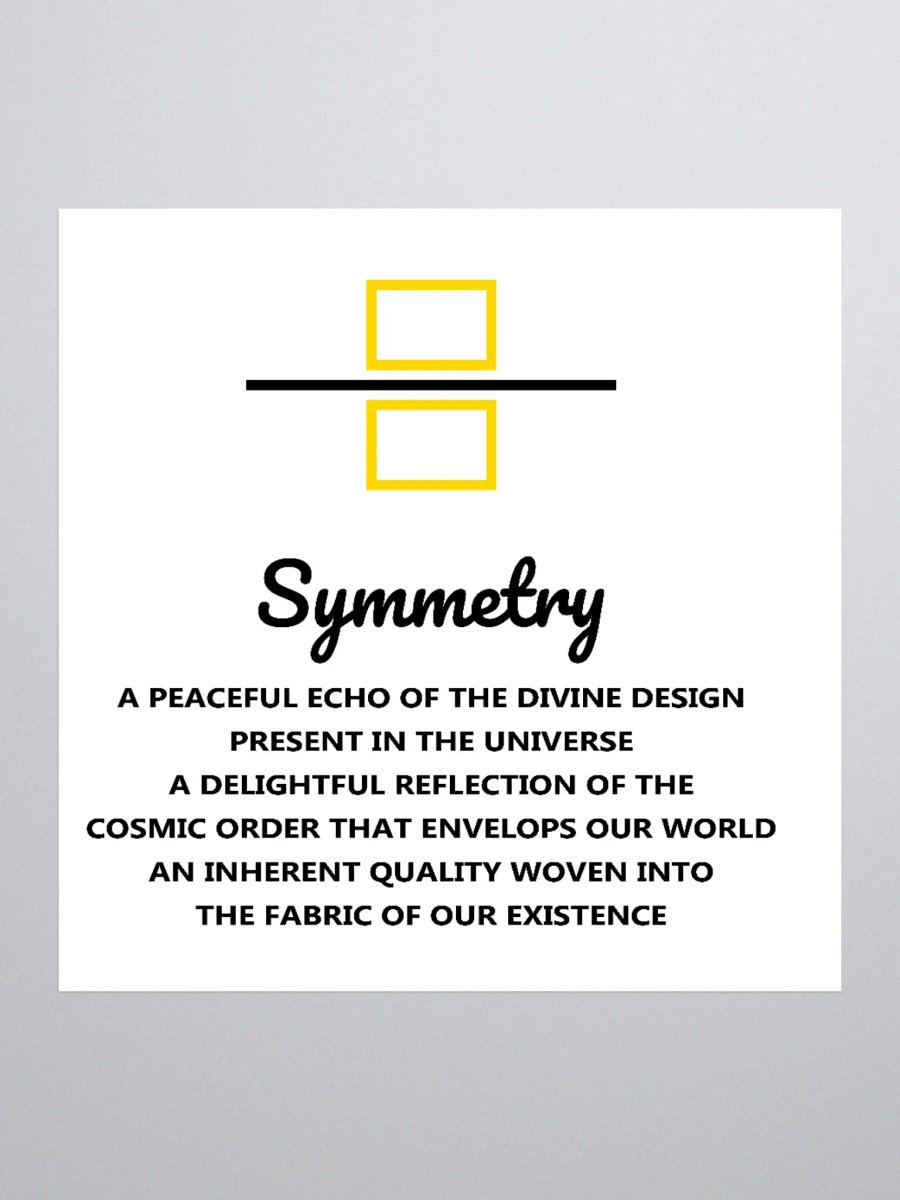 Symmetry Sticker - yellow line product image (4)