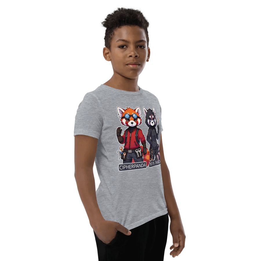 Nyx and Cipher Panda youth Tshirt product image (166)