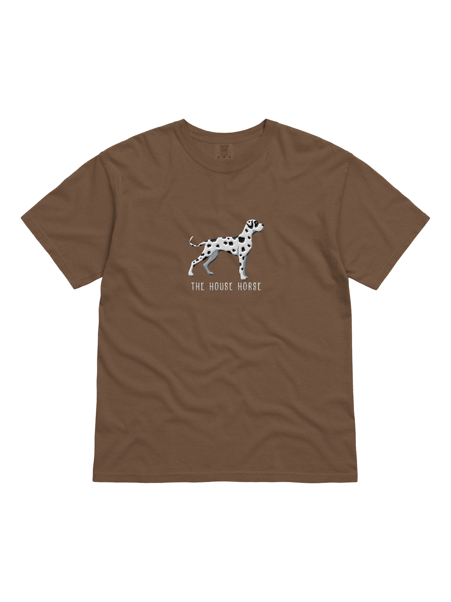 The House Horse T-Shirt(Embroidered) of a Great Dane(Harlequin) product image (11)