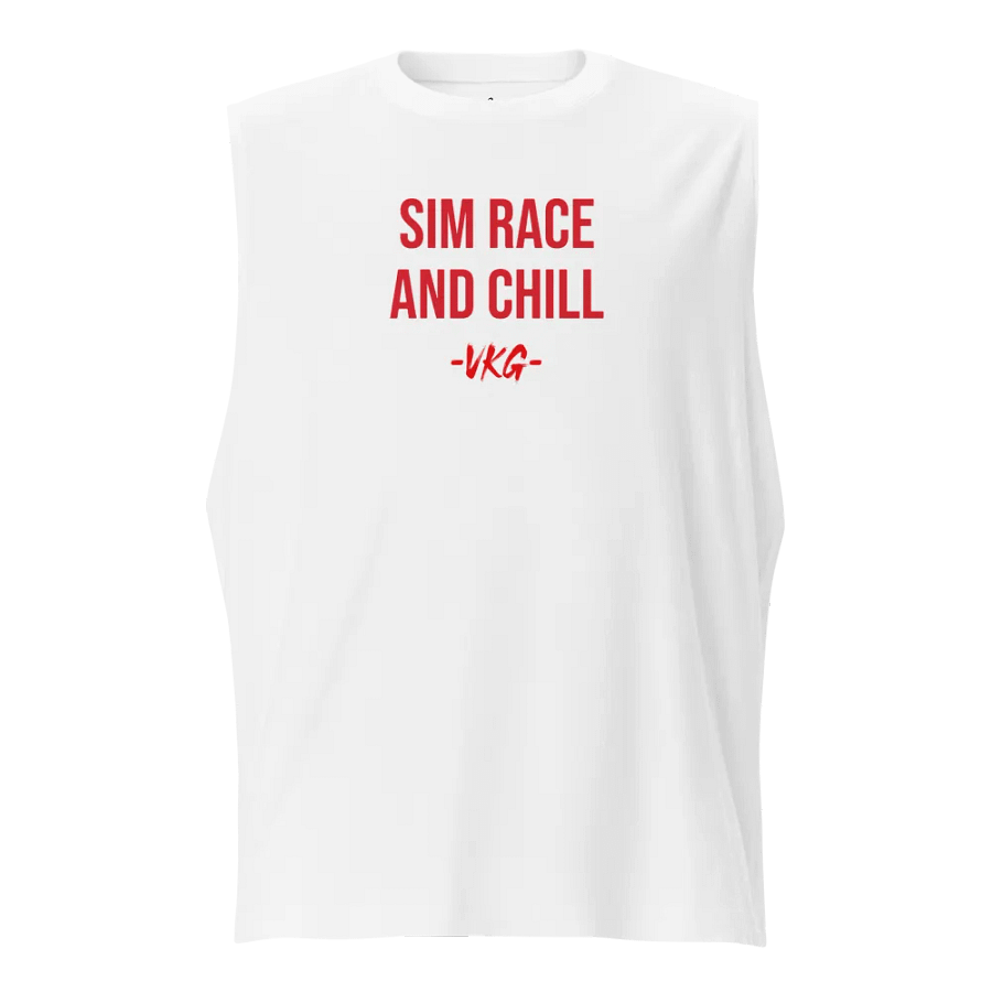 SIM RACE AND CHILL VKG Cut-Off Shirt product image (6)