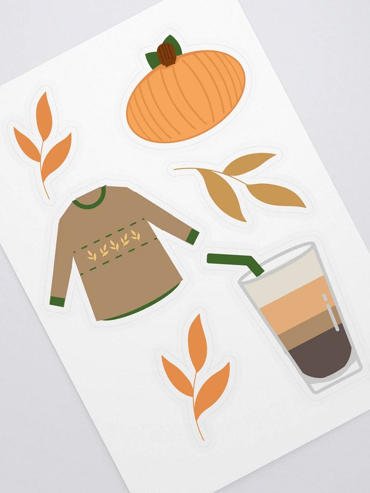 Cozy Autumn Vibes Sticker Sheet product image (1)