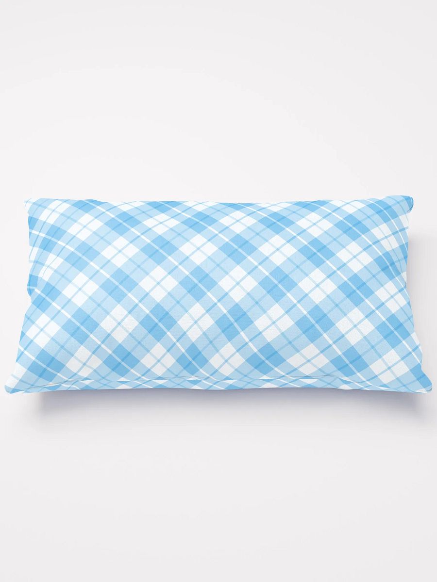 Blue/White Check Plaid Pillow product image (5)