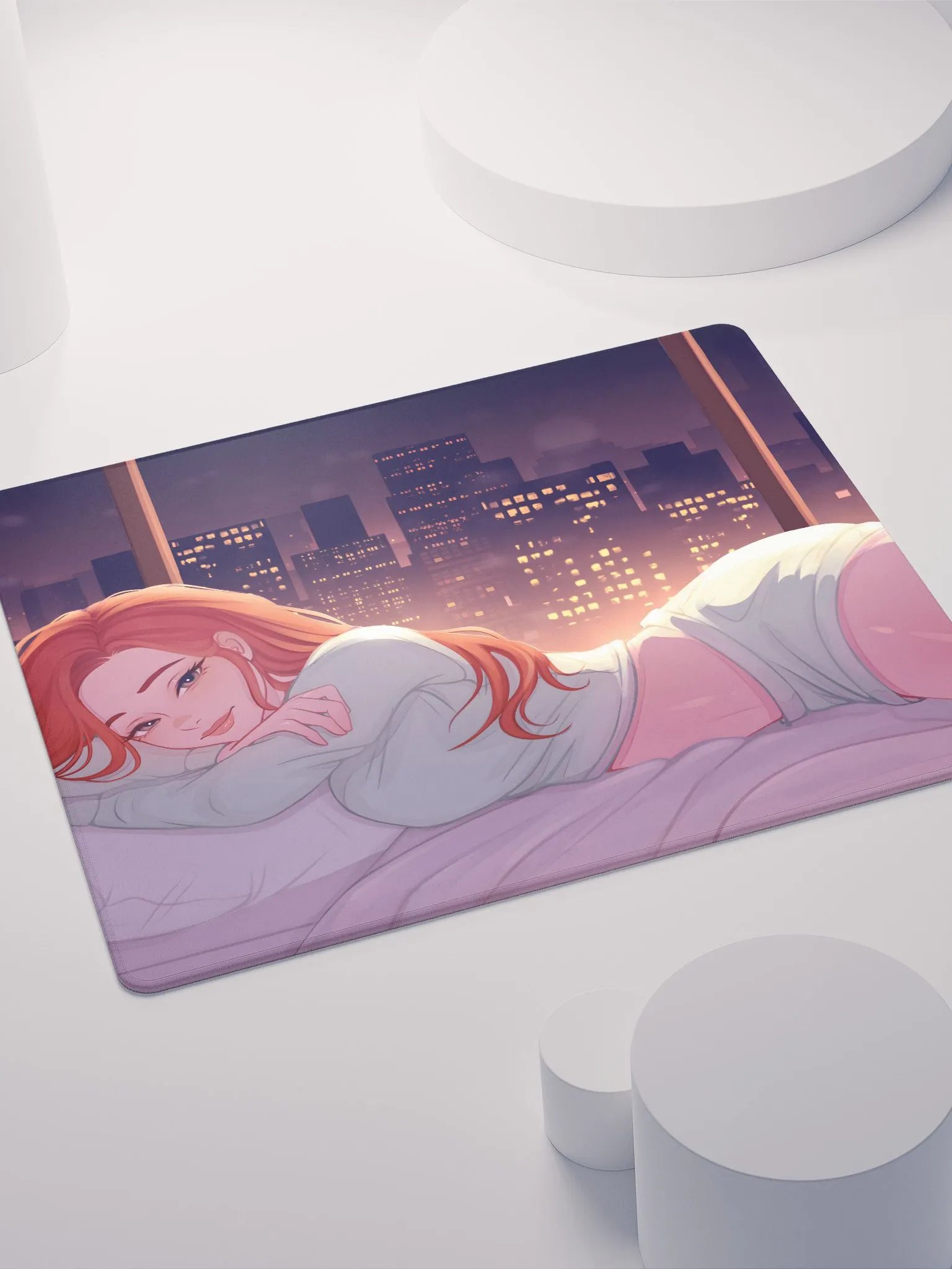 Cuddly Cityscape Gaming Mouse Pad product image (4)