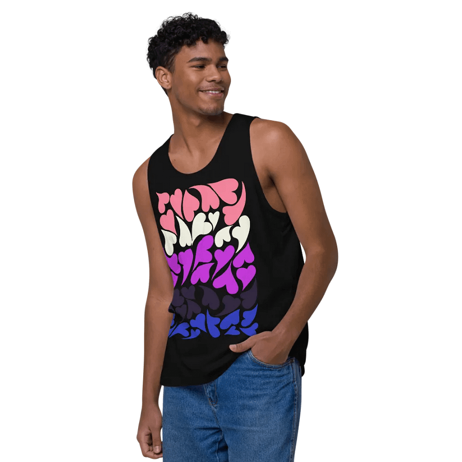 Nestled PRIDE Genderfluid Tank Top product image (11)