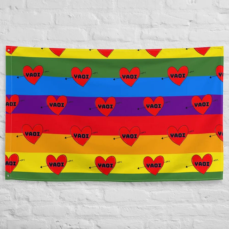 I Love Yaoi Flag product image (10)