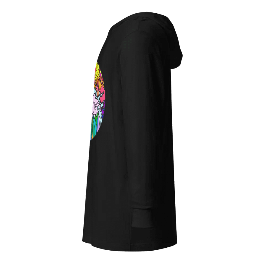 Stained Glass Dreams Hooded Tee - Wave at Sunset product image (5)