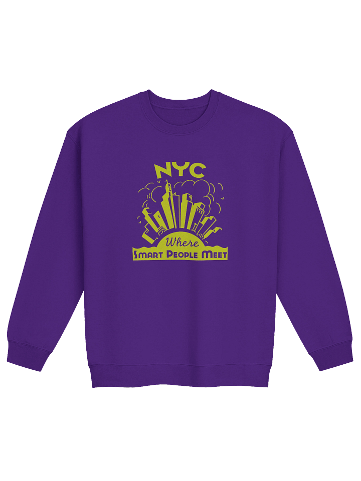 'NYC Smart' Sweatshirt — Dark product image (1)