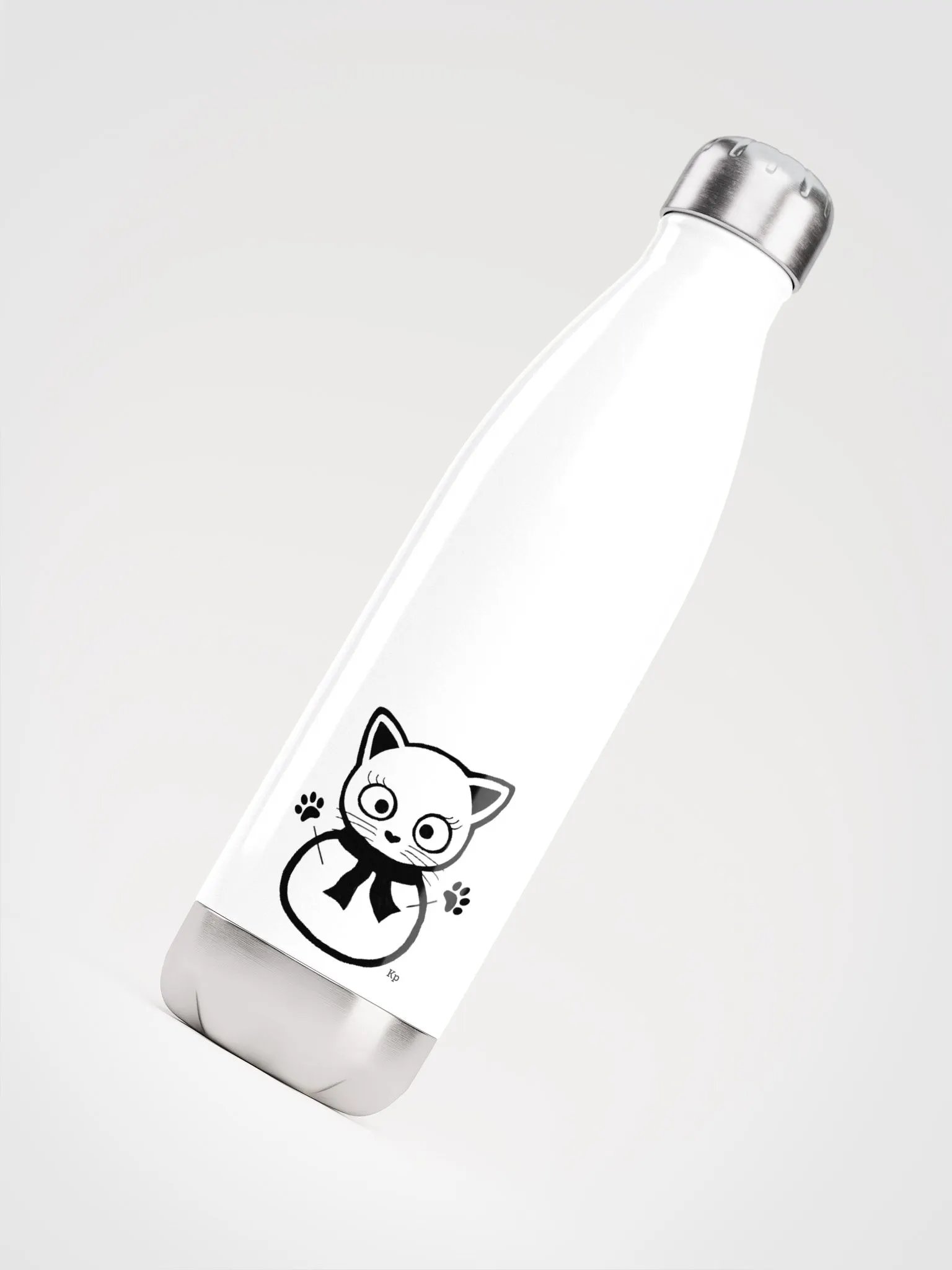 Furry Kitty Hugs Water Bottle product image (4)