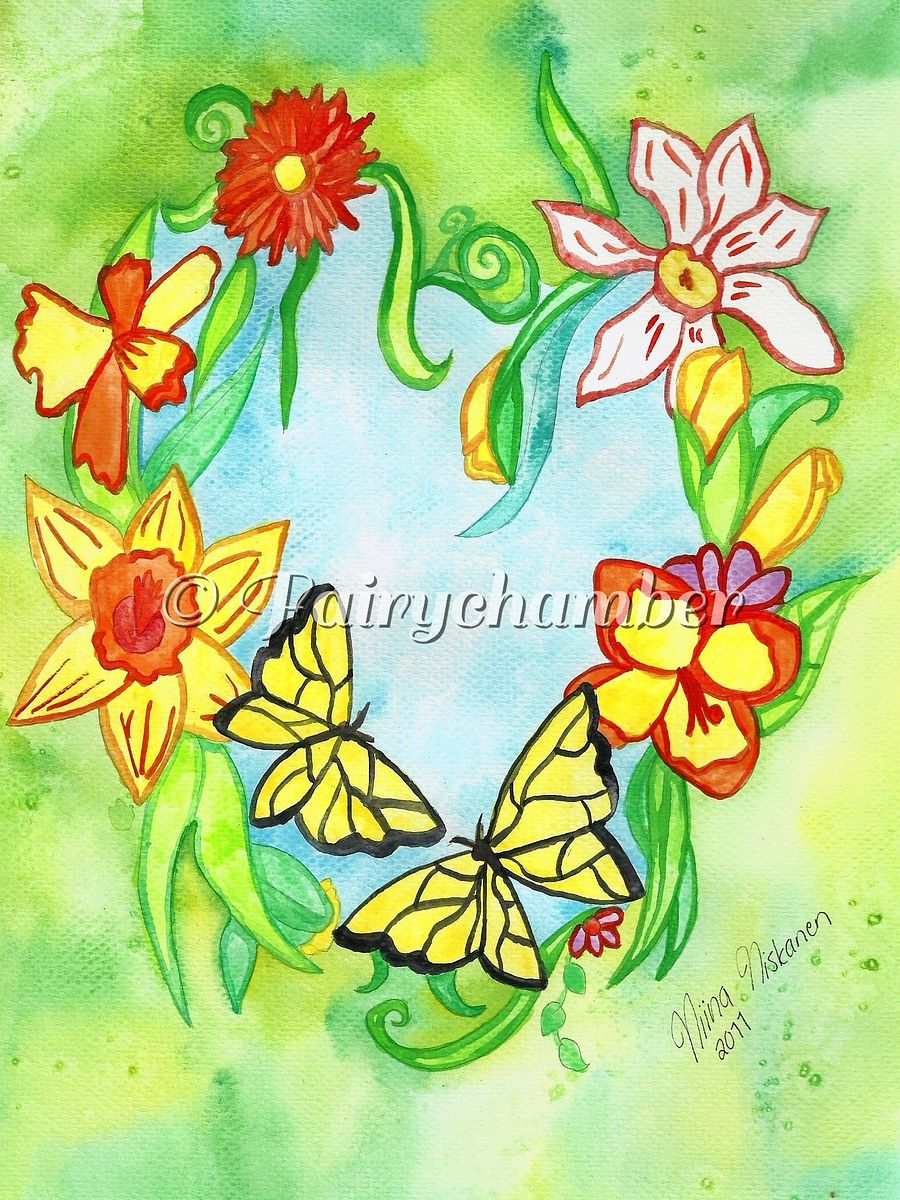 Spring Heart Original Painting product image (1)