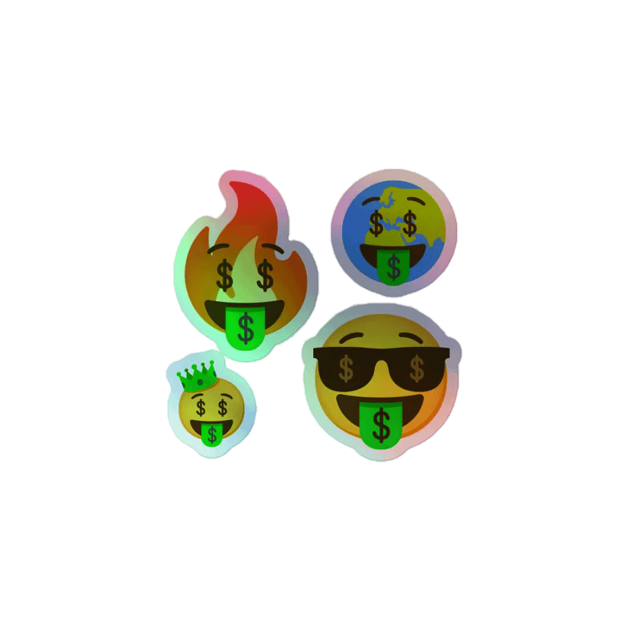 CBS Emoji Kiss-Cut Holographic Sticker Sheet product image (1)