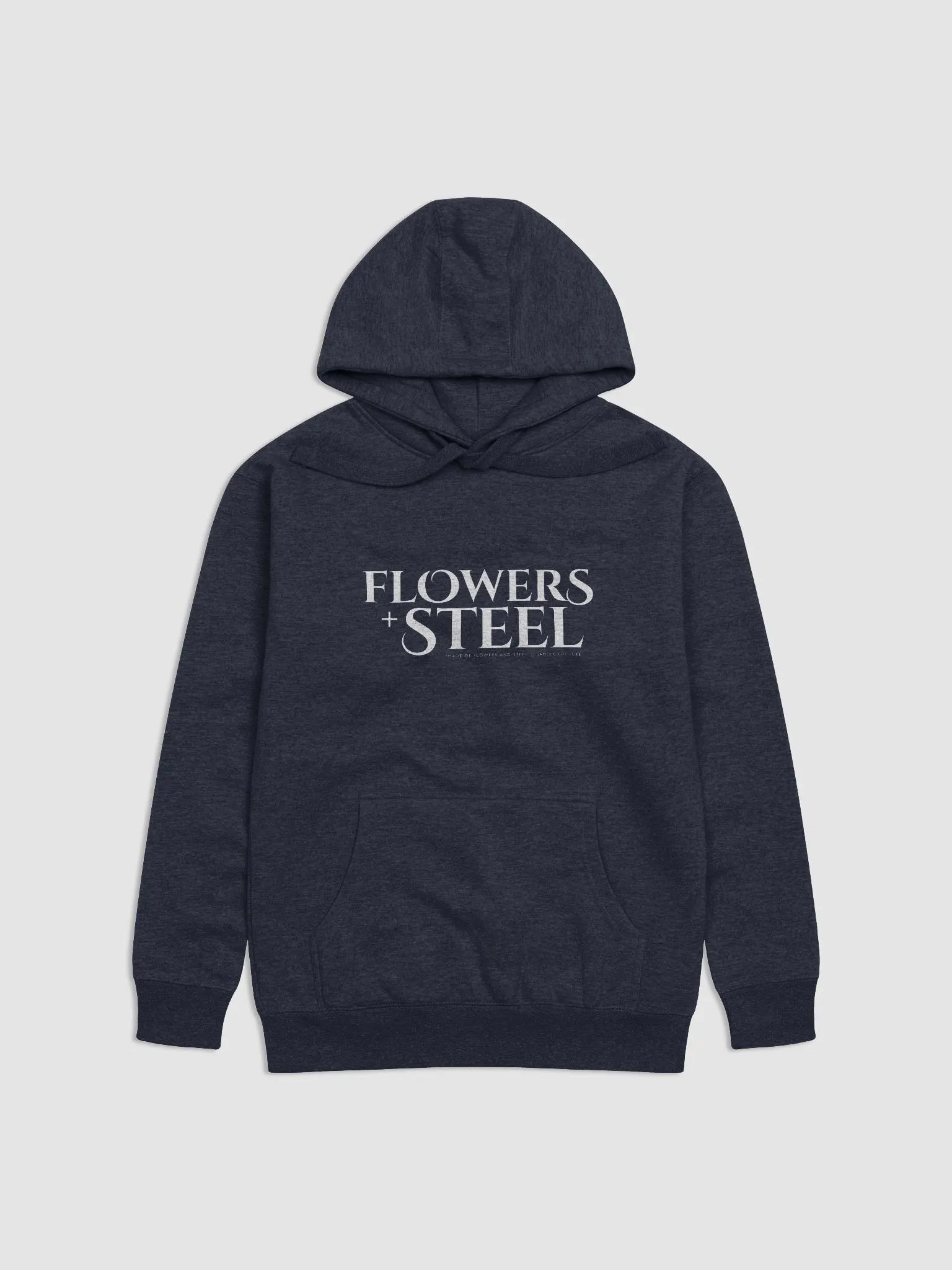 'Flowers + Steel' Unisex Hoodie product image (1)