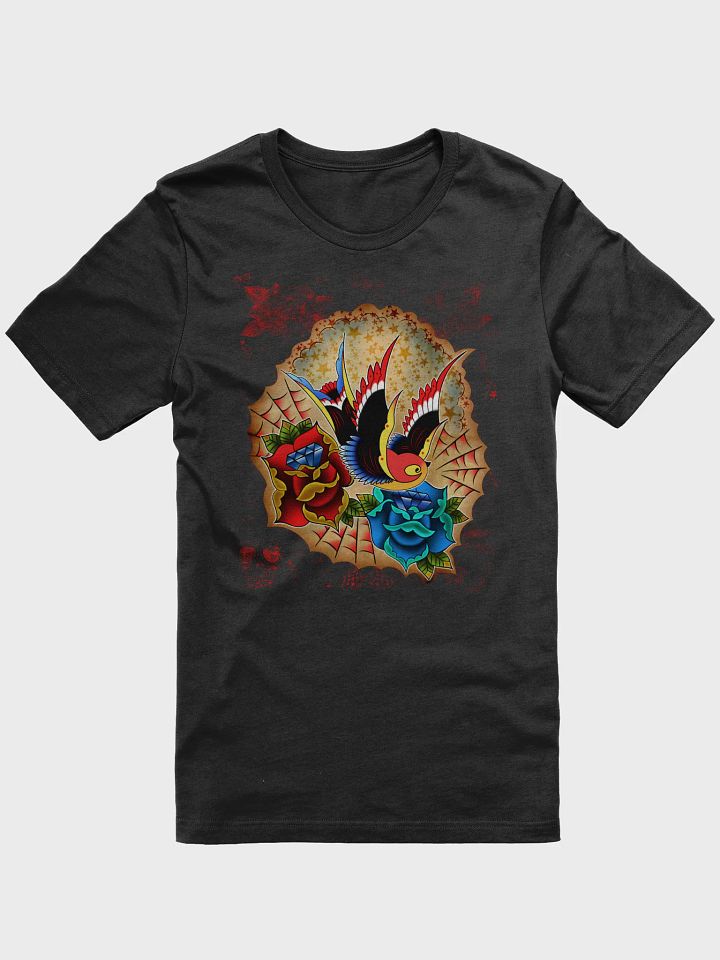 Roses and Wings Tattoo T-Shirt product image (1)