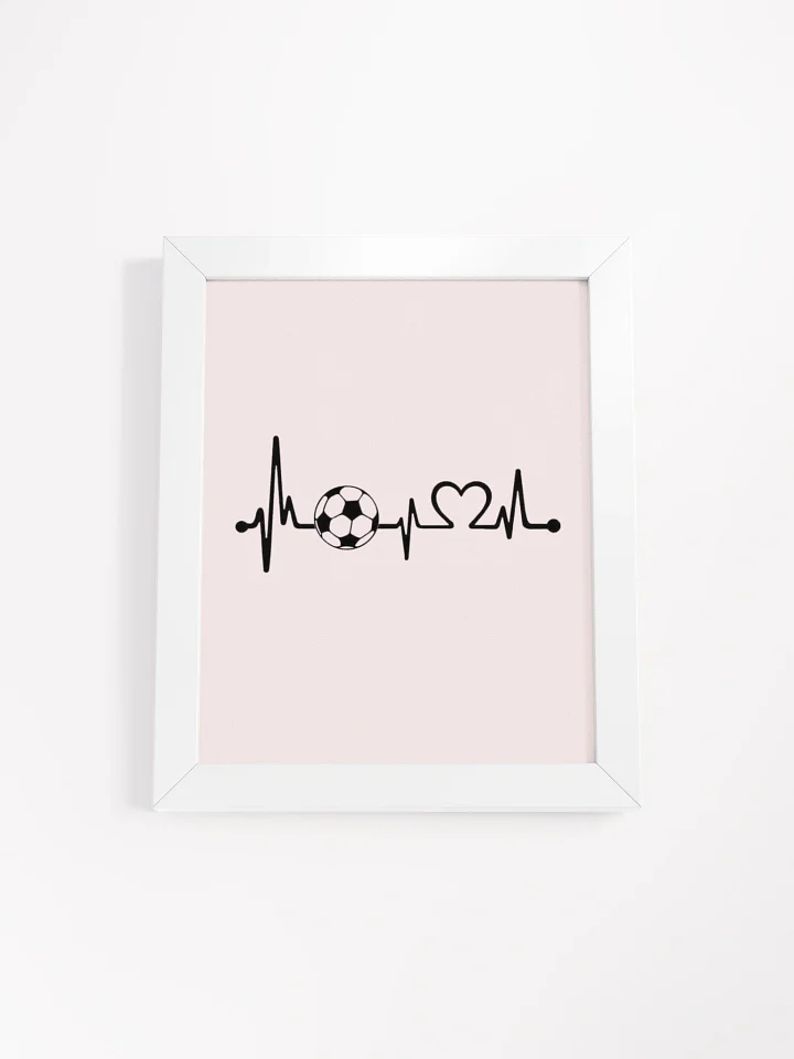 Heartbeat of the Pitch Framed Poster product image (1)
