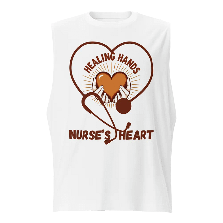 Healing Hands Nurse's Heart Muscle Tank product image (5)