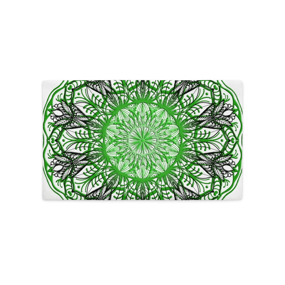 Verdant Symmetry Premium Pillow Case product image (3)