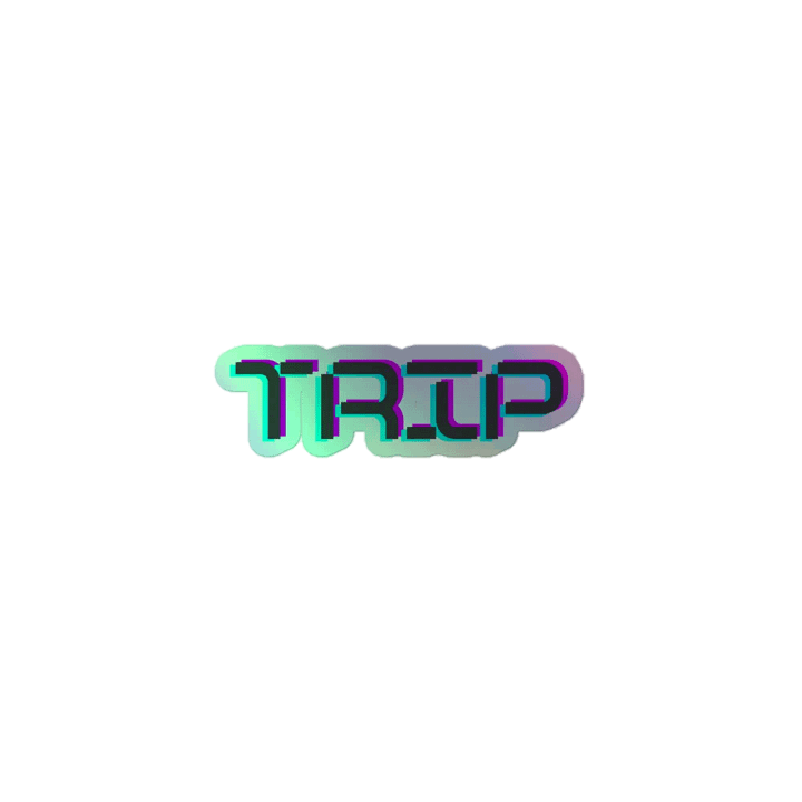 Trip Holographic Sticker product image (1)