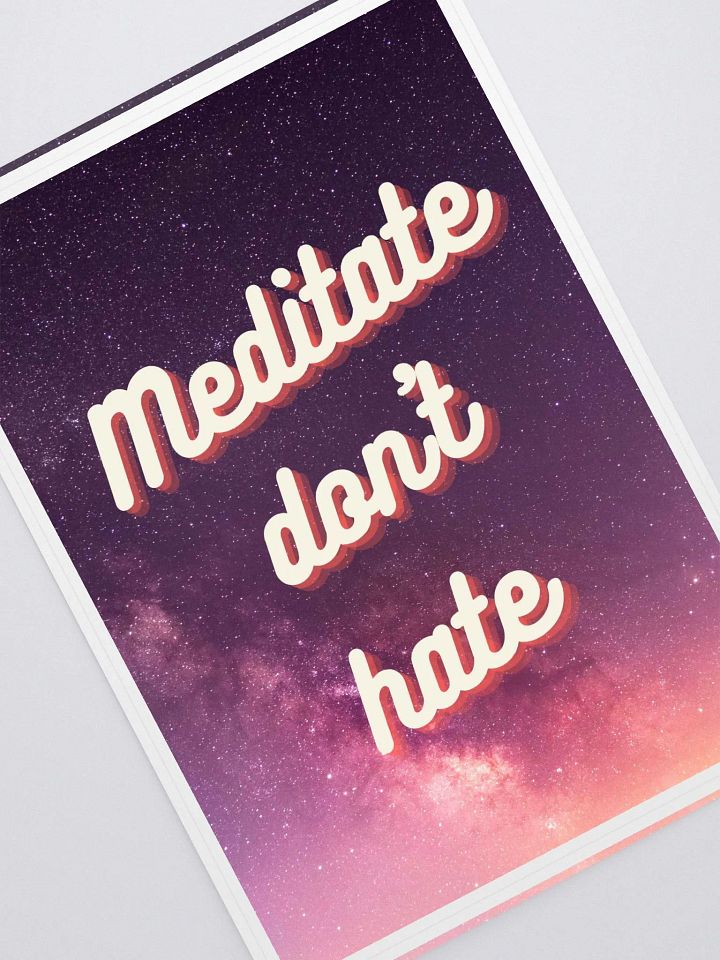 Meditate Don't Hate product image (1)