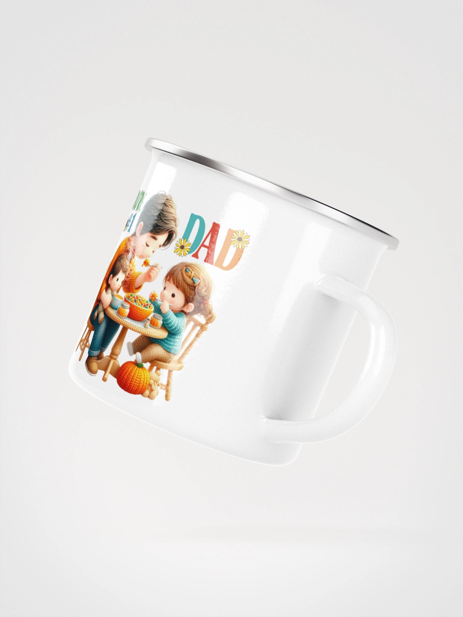 You're #1 Dad Enamel Mug product image (3)
