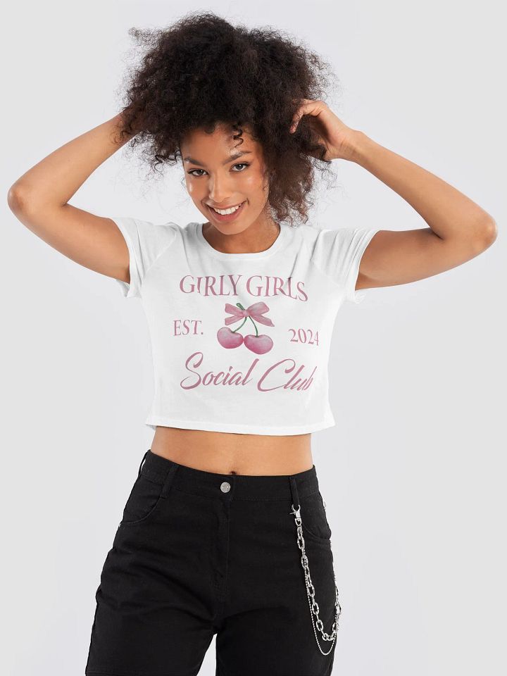 'Girly-Girls Social Club' Crop Tee product image (9)