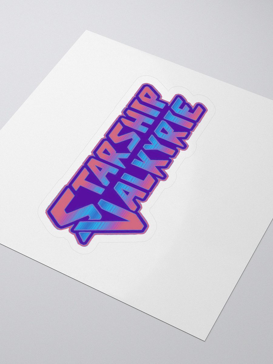 Starship Valkyrie Bi Pride SSV Logo Sticker product image (3)