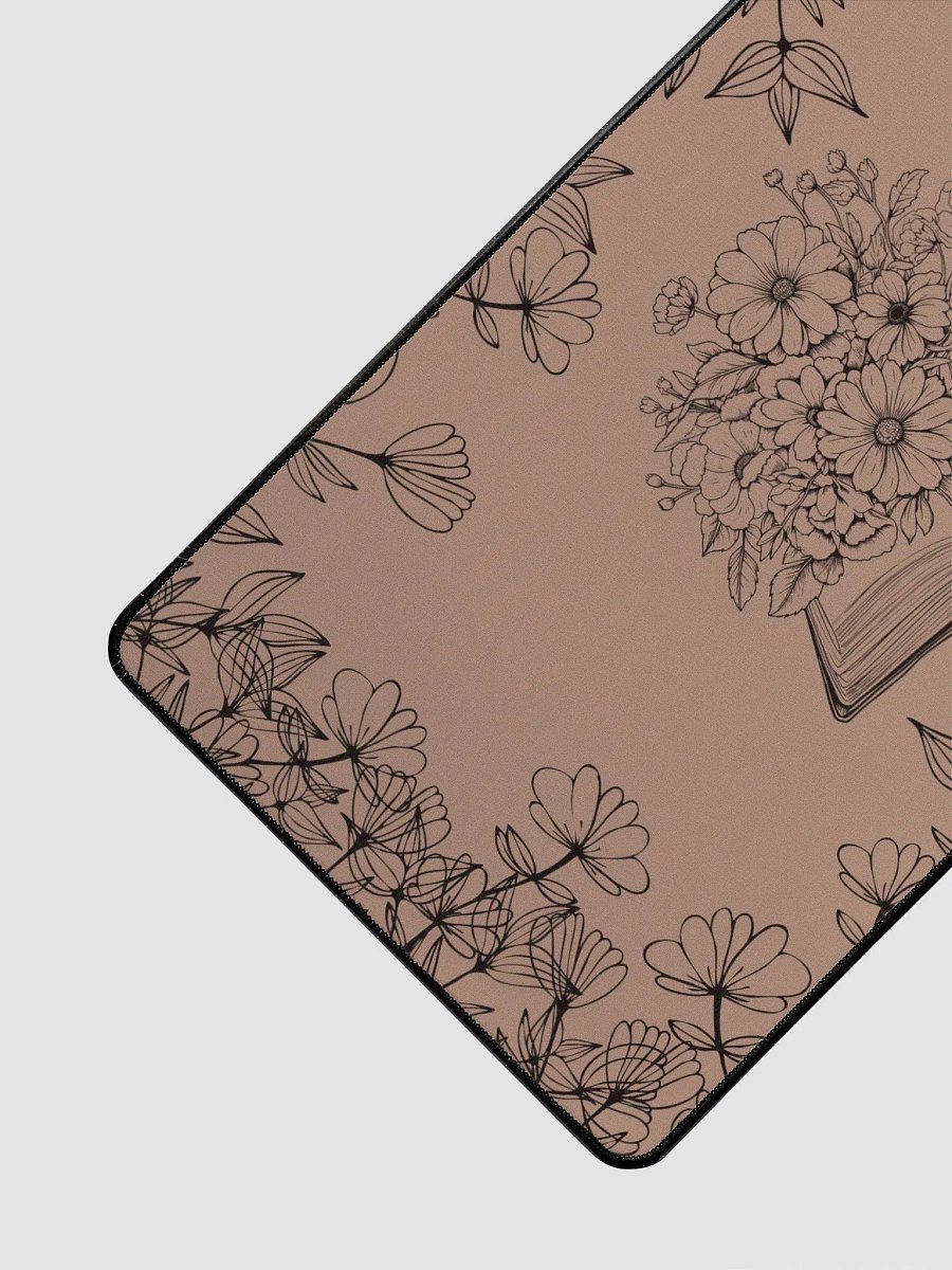 sunflowers and books desk mat product image (3)