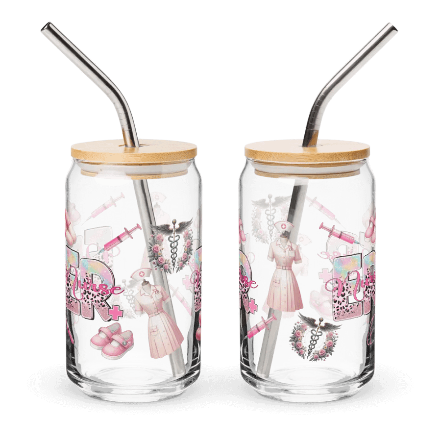 Libby Glass Can-Shaped Glass Mug ER Nurse product image (12)