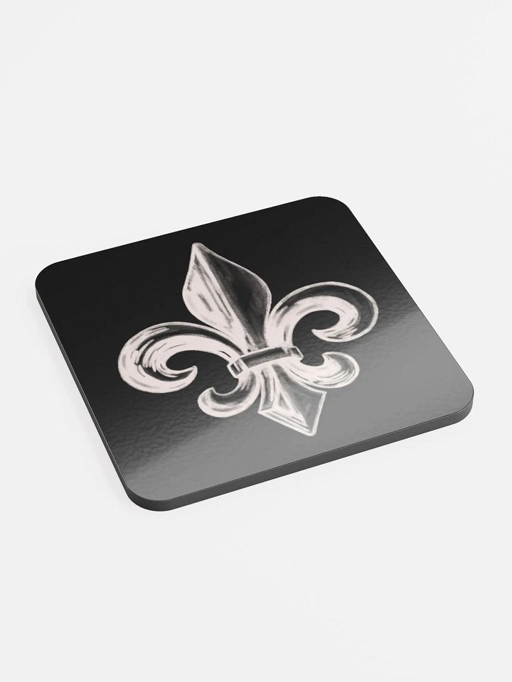 Fleur De Lis Invert Colors Coaster product image (2)