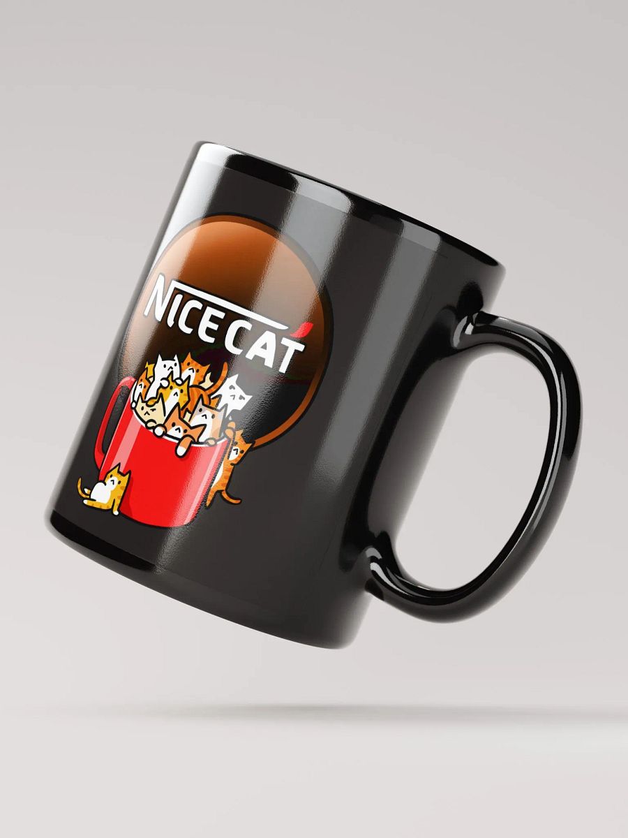 NiceCat Mug (Black) product image (2)