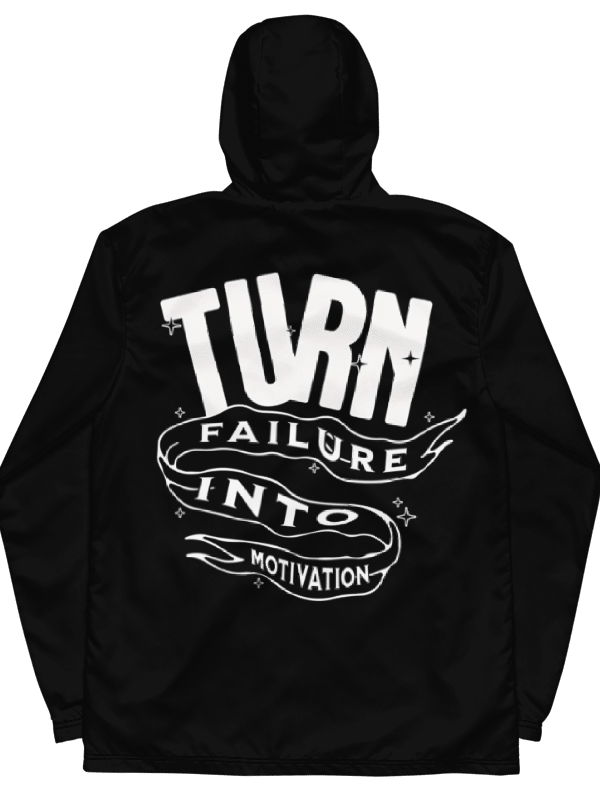 "TURN FAILURE INTO MOTIVATION" WINDBREAKER (WL) product image (2)